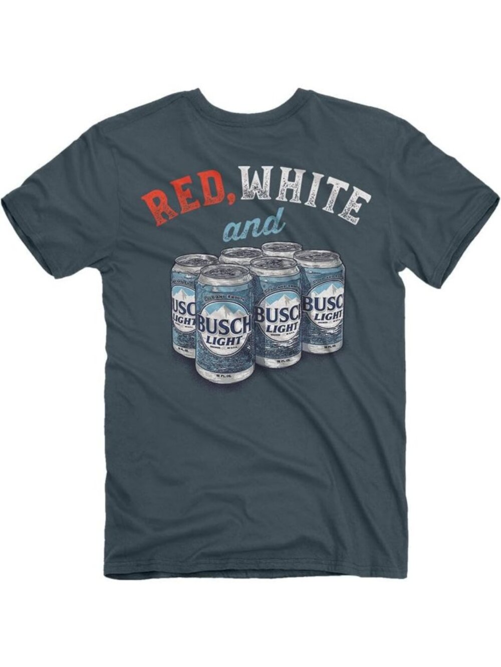 Patriotic Red, White & Blue T-Shirt | USA Graphic Tee | Soft 100% Cotton